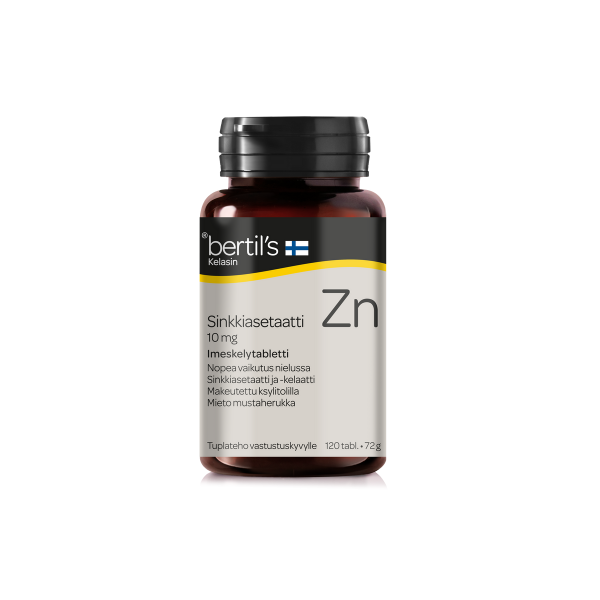 Bertils imeskeltävä sinkkitabletti