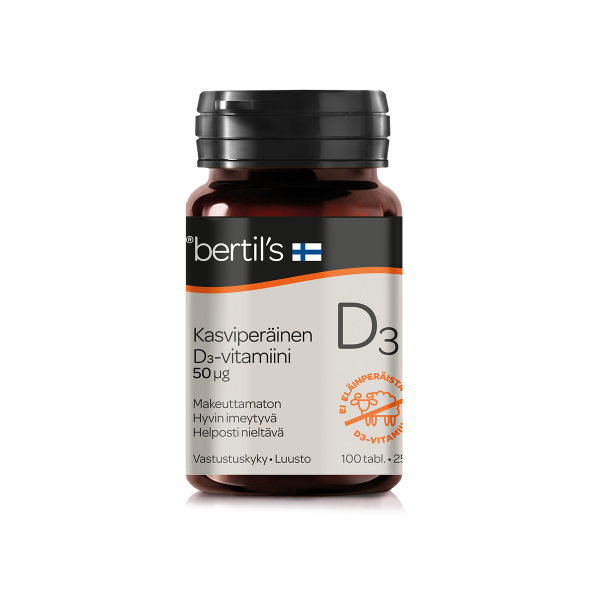 Bertil's Health Vegaaninen D3-vitamiini