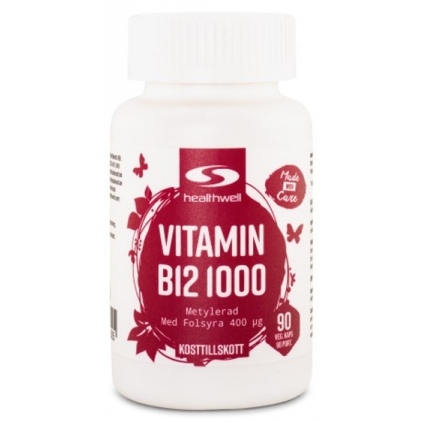 Healthwell b12 vitamiini metyloituna