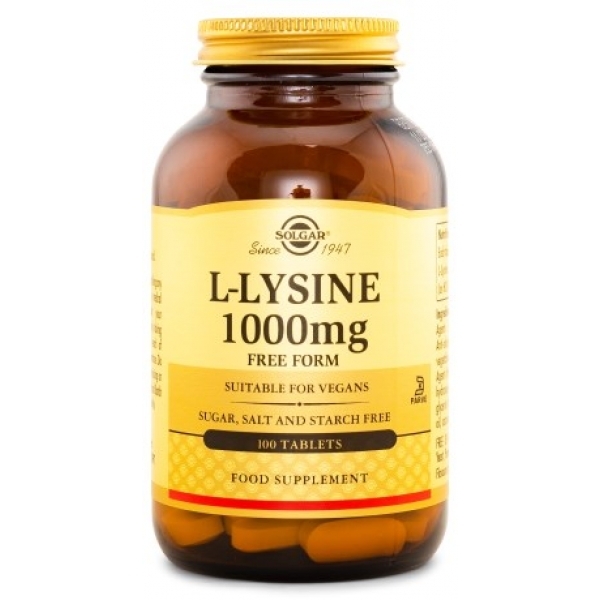 Solgar L-Lysiini 1000 mg