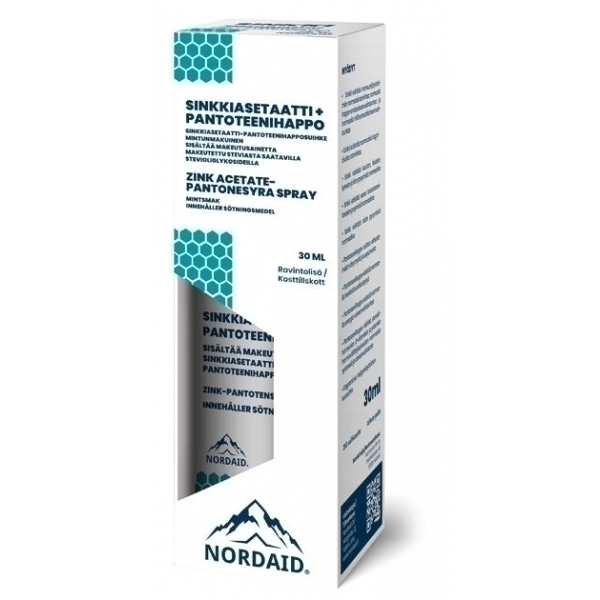 Nordaid Sinkkiasetaatti-pantoteenihapposuihke