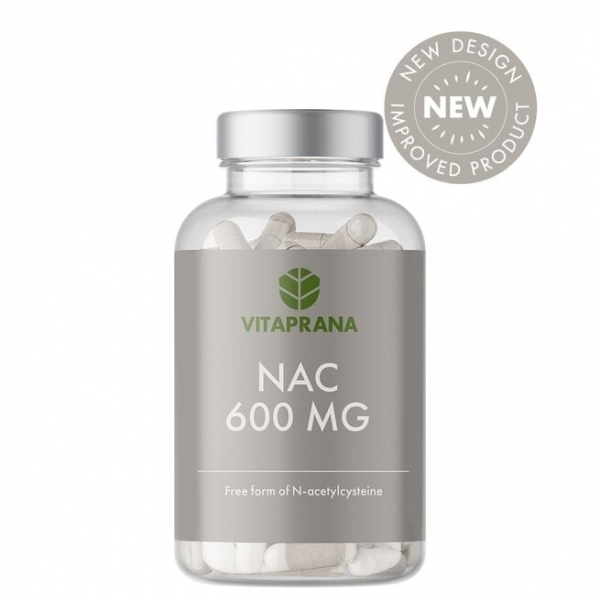 Vitaprana NAC, 600 mg 100 kapslar