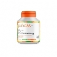 Puhdas+D3-vitamiini, vegaaninen (D-vitamiini)