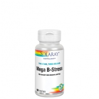 Solaray Mega B-Stress B-vitamiini 60 kapselia
