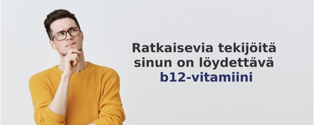 usein kysytyt kysymykset aiheesta B12-vitamiini
