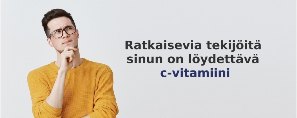 usein kysytyt kysymykset aiheesta C-vitamiini