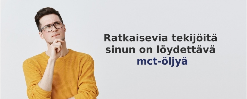usein kysytyt kysymykset aiheesta MCT-öljyä